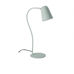 Lámpara metal en verde menta